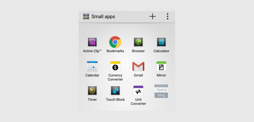 Sony Small Apps