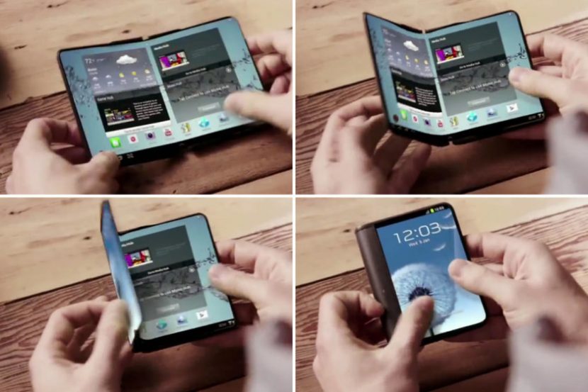 Teléfono plegable de Samsung